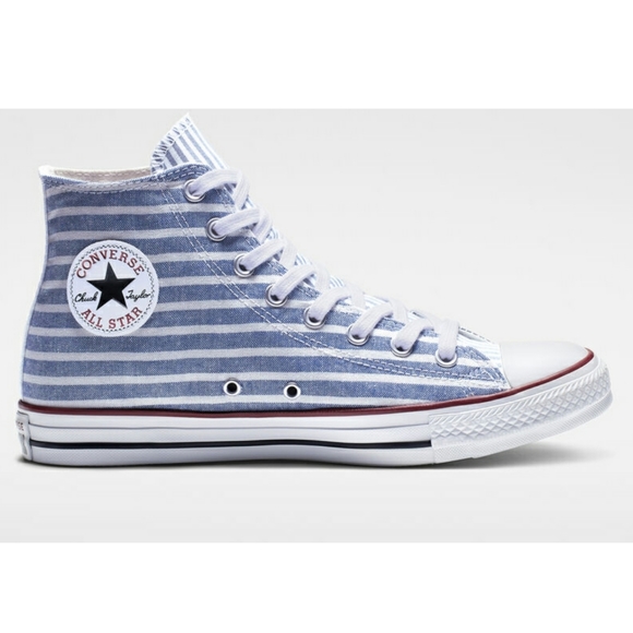 converse striped shoes
